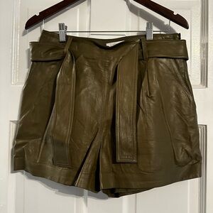 Intermix - Leather shorts